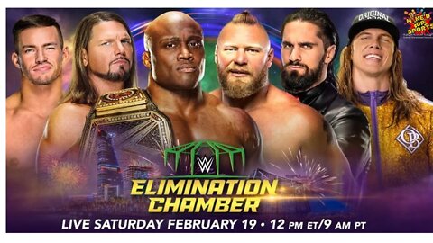 WWE title Elimination Chamber match Watch A Long