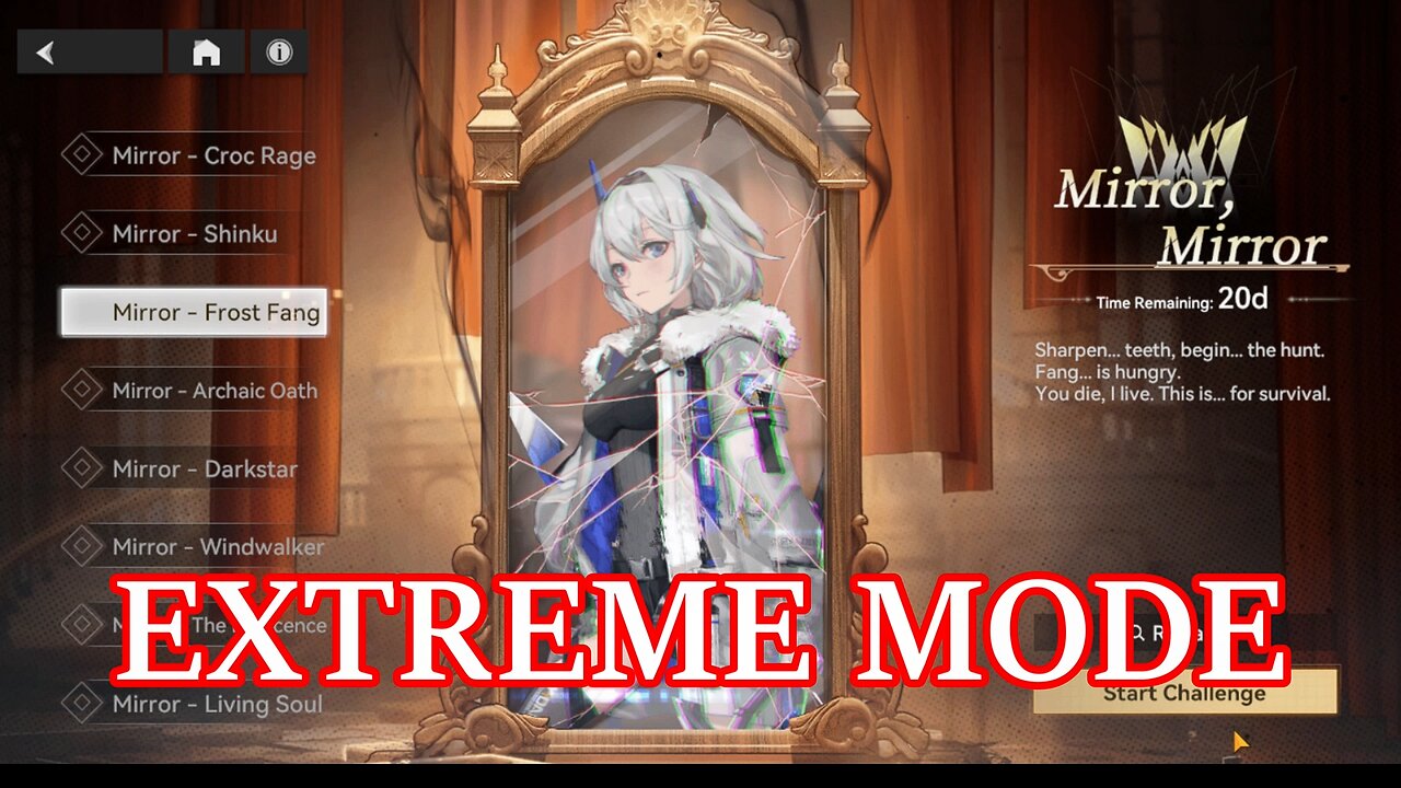 Mirror Frostfang - Vidar Extreme Mode | Mirror, Mirror Event | Aether Gazer