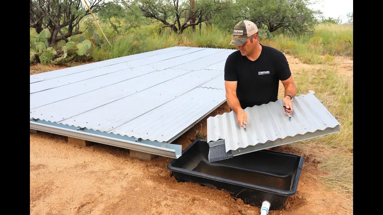 Rain Roof for my Rainwater Wildlife Waterer Project