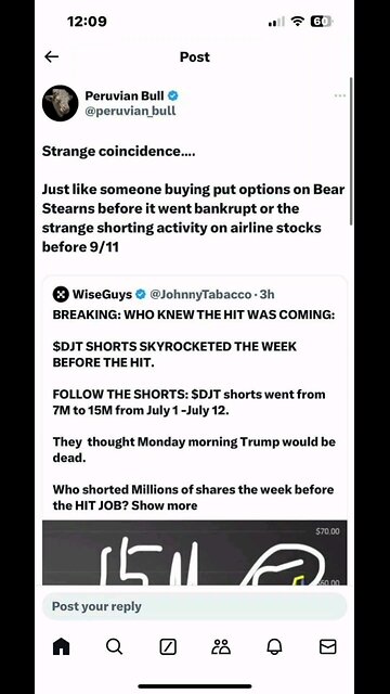 DJT Stock Positions Shorted B4 Assassination Attempt, New Video Shows 2nd Shooter Near Jumbotron