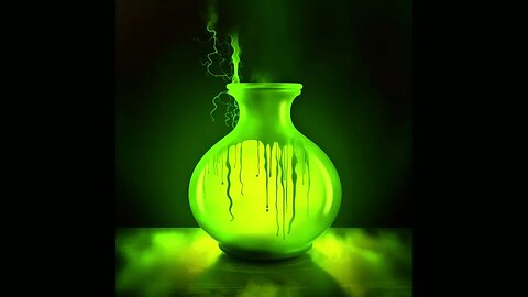 Bright green amphora