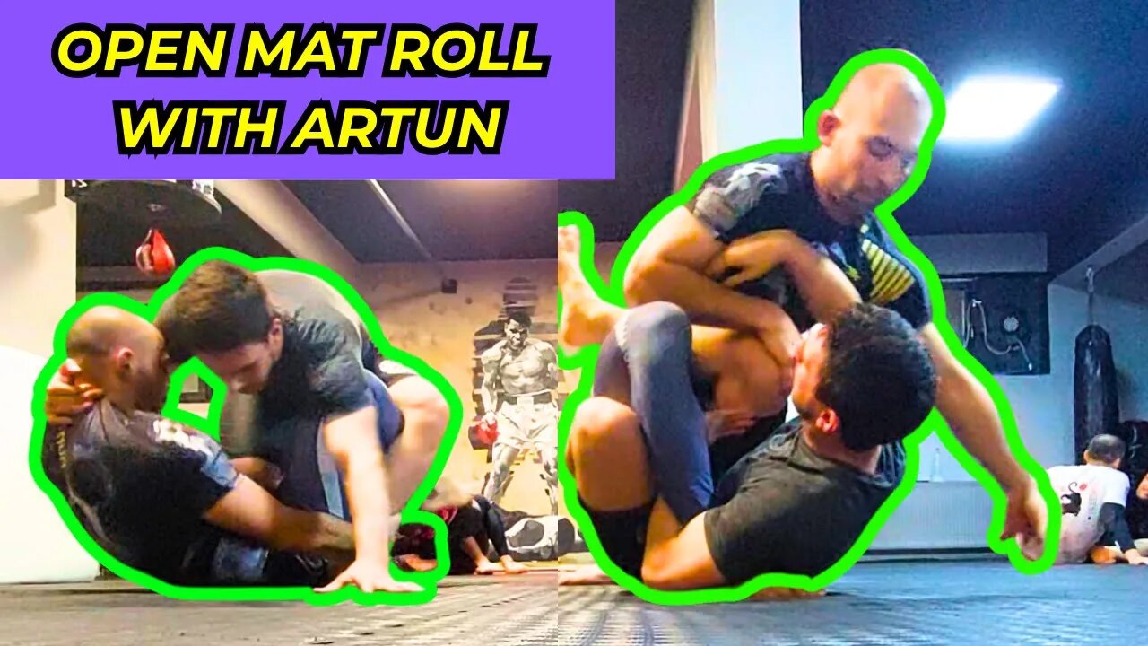 BJJ Roll - Artun (White Belt) VS Shahab (Purple Belt) | 09/05/2023