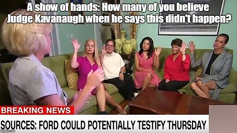 CNN embarrassed when GOP women say they believe Kavanaugh over his accuser