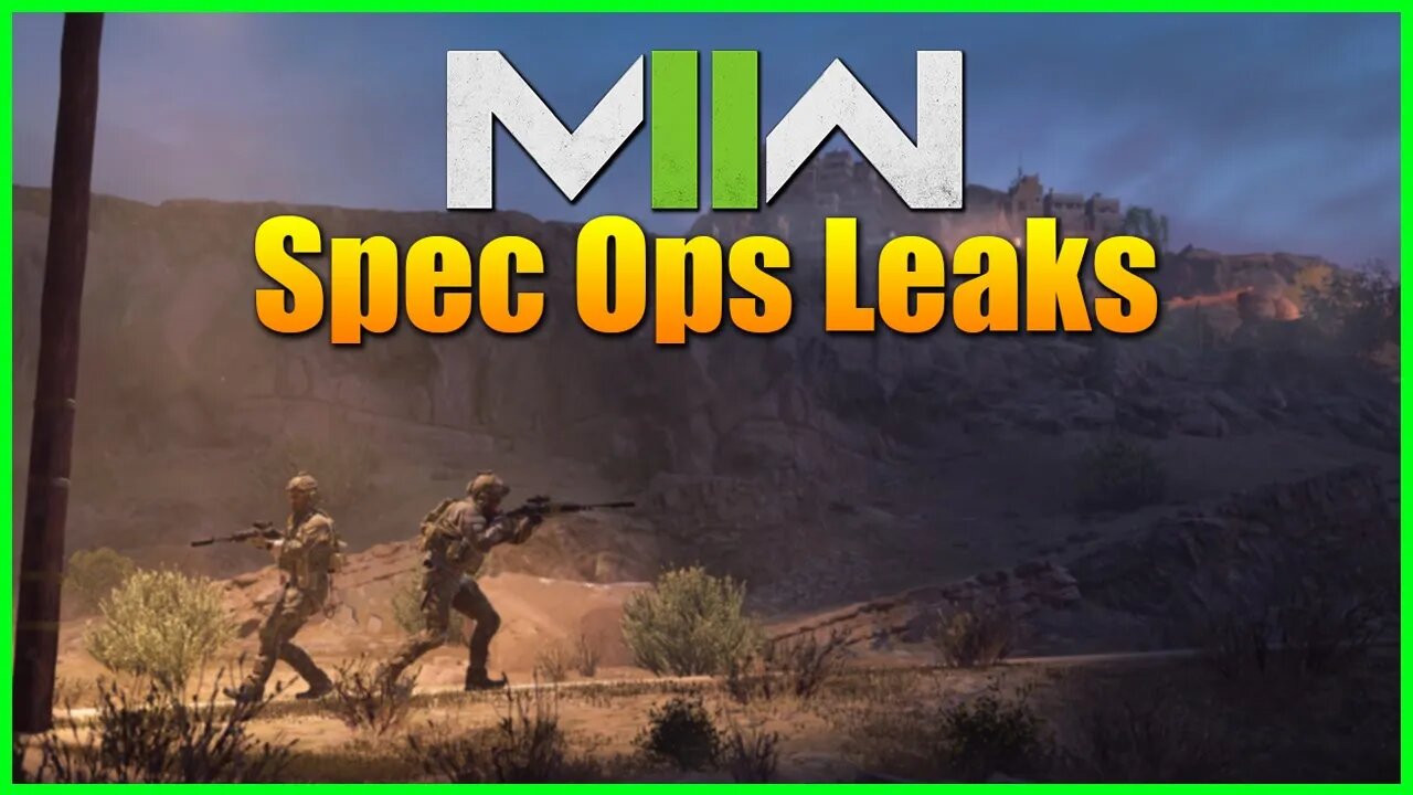 RAIDS and Spec Ops LEAKS in Modern Warfare II (2022)