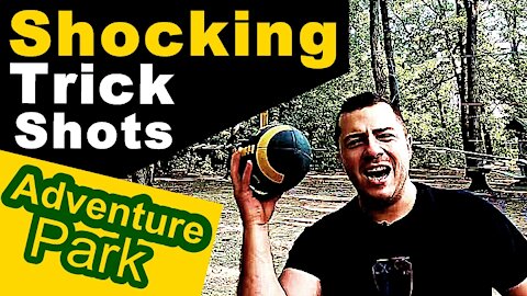 ADVENTURE PARK TRICK SHOTS | Exact Guys