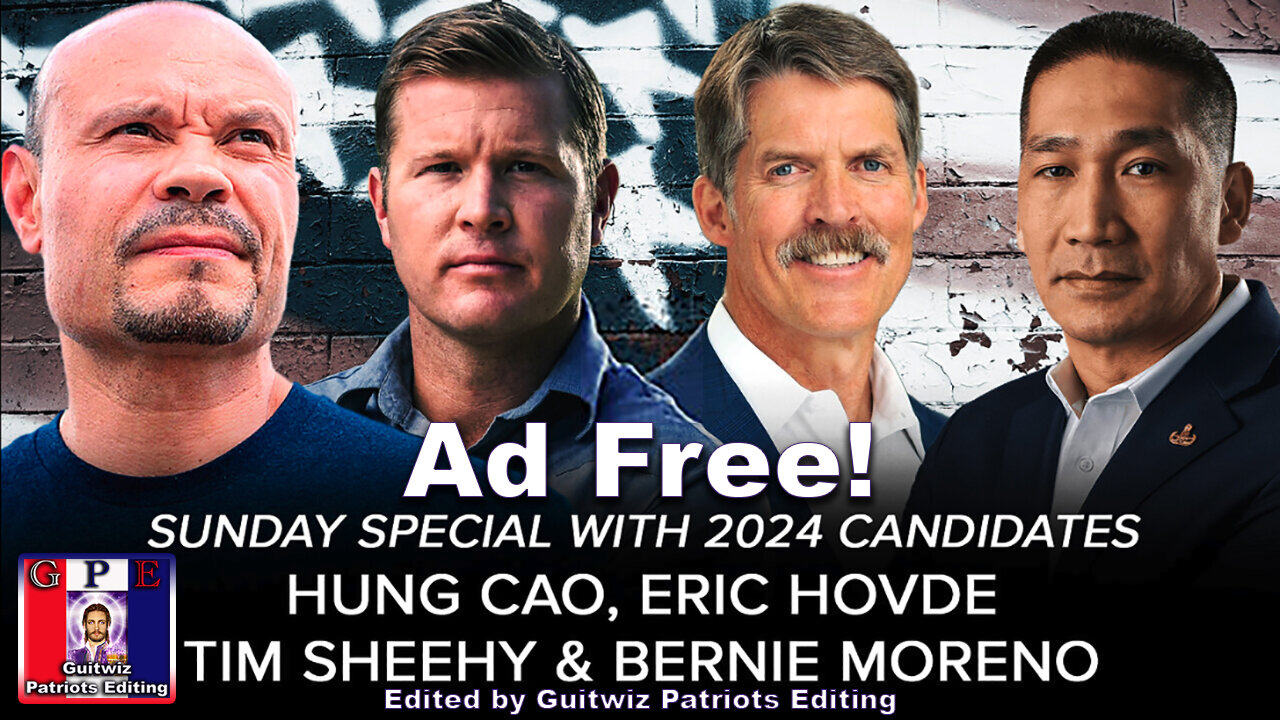 Dan Bongino-10.27.24-SUNDAY SPECIAL-'24 Candidates Hung Cao-Eric Hovde-B. Moreno/T. Sheehy-Ad Free!