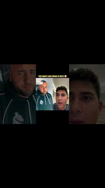 This guy sounds like a DIESEL TRUCK *JAKE BRAKE* 😳