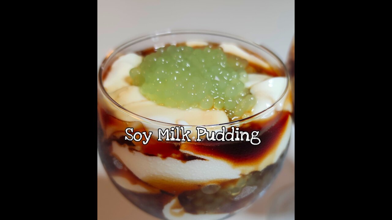 Home Made Taho / SOY MILK PUDDING/Vegan Pudding/