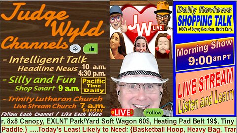 Live Stream Humorous Smart Shopping Advice for Sunday 11 24 2024 Best Item vs Price Daily Talk
