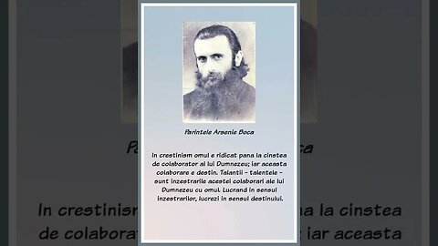 Parintele Arsenie Boca: Cuvinte Vii-Talantii Imparatiei