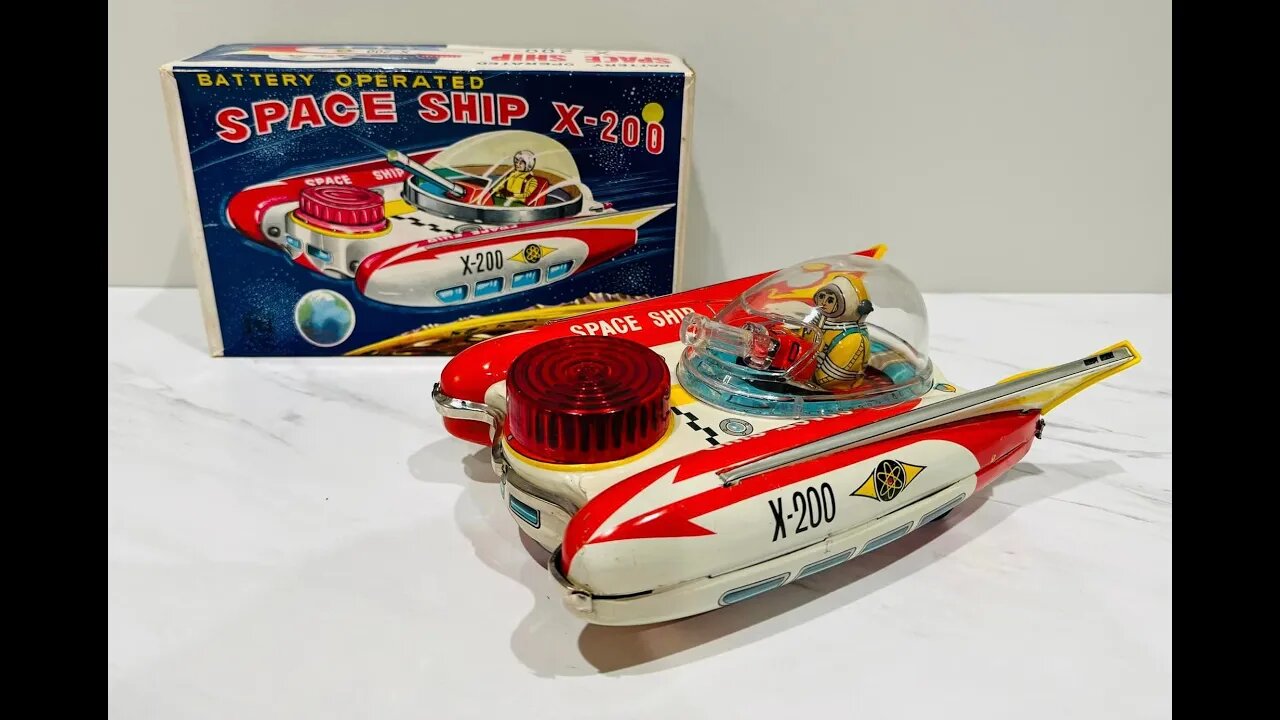 A stellar & scarce MIB X-200 Space Ship ! 🙀