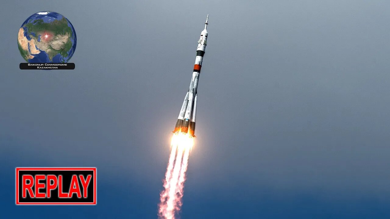 REPLAY: Soyuz MS-23 replacement crew vehicle launch (23 Feb 2023)