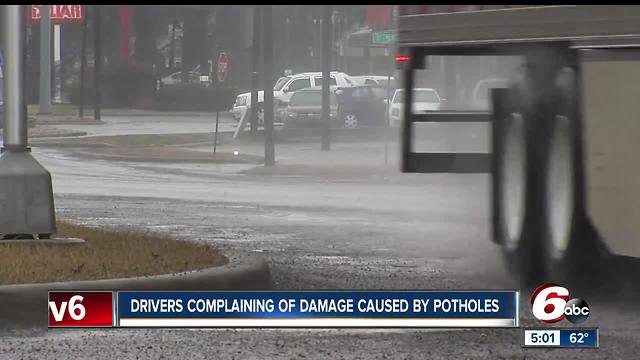 Temperature changes mean more potholes for Hoosiers to avoid