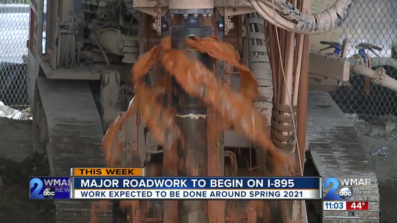 895 Construction set to begin Tuesday
