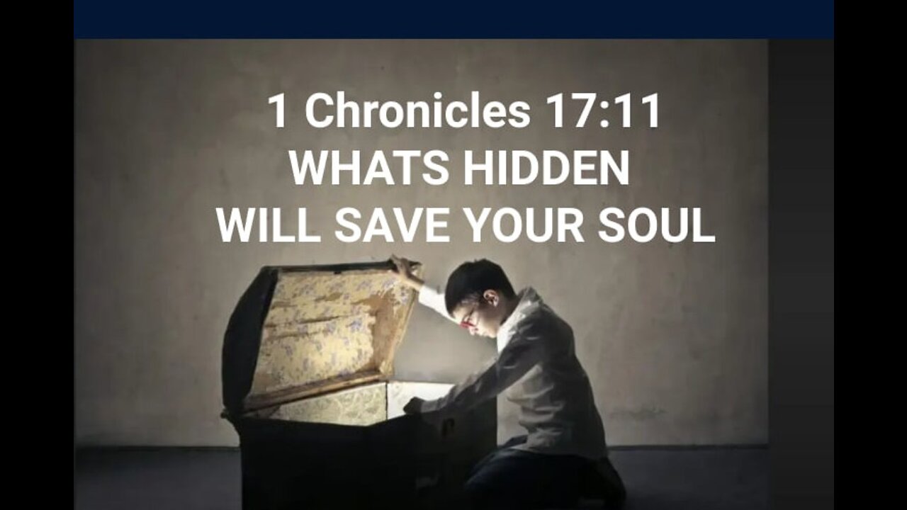 🤫THE SCRIBES HID THE TRUTH in 1 Chronicles 17:11🤫KING DAVID IS YAHSHUA=JESUS 🤫SEEK HIM WHILE U CAN🤫