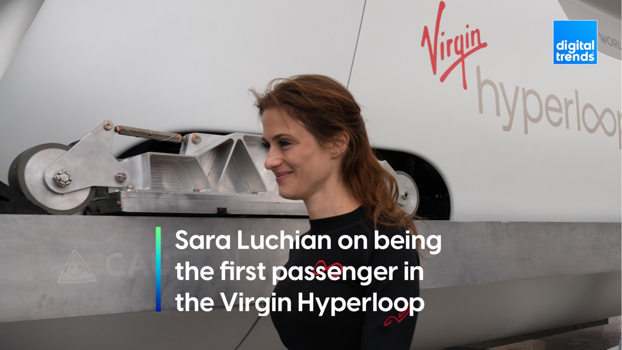 Sara Luchian on being the first Virgin Hyperloop passenger