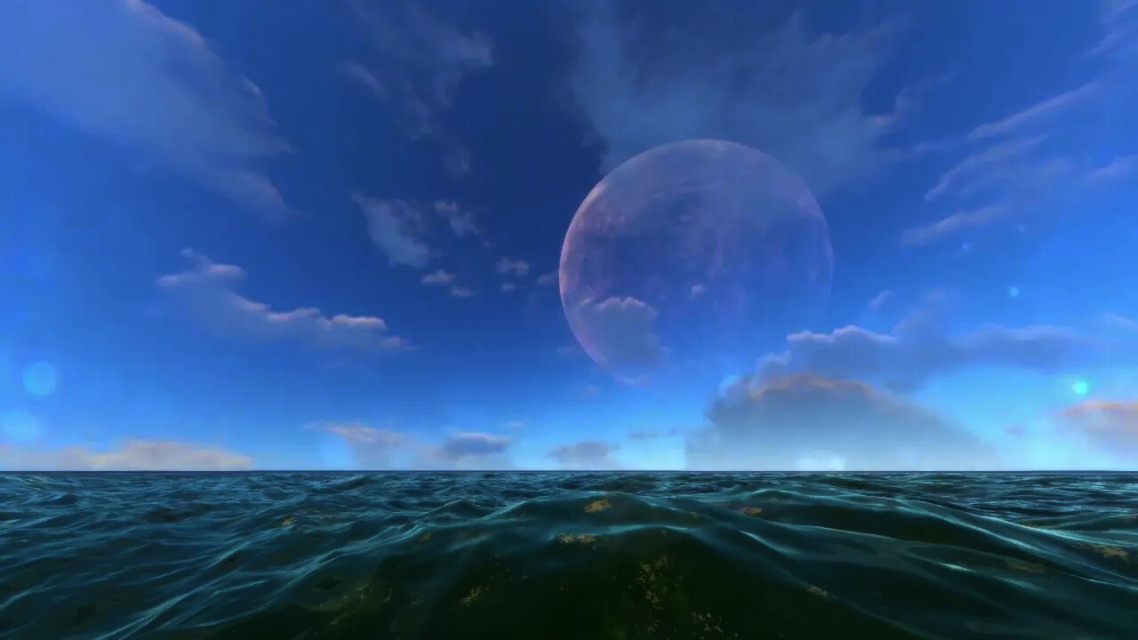 SUPER Relaxing Subnautica ambience with waves sounds, fish jumping and soft wind blowing.