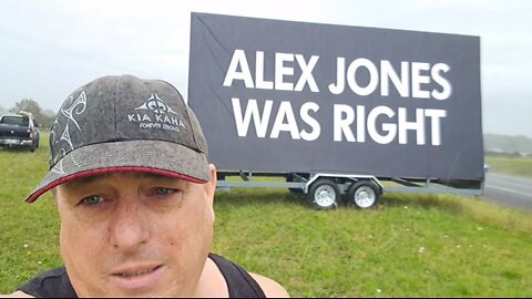 The unofficial "Billboard Ad Campaign" for ALEX JONES and INFO WARS is GO.