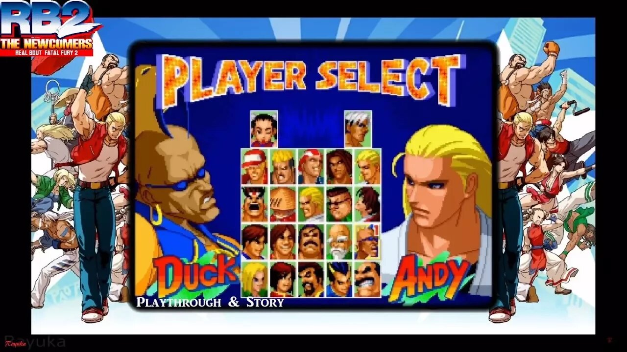 Real Bout Fatal Fury 2: The Newcomers - Playthrough & Story: Duck King