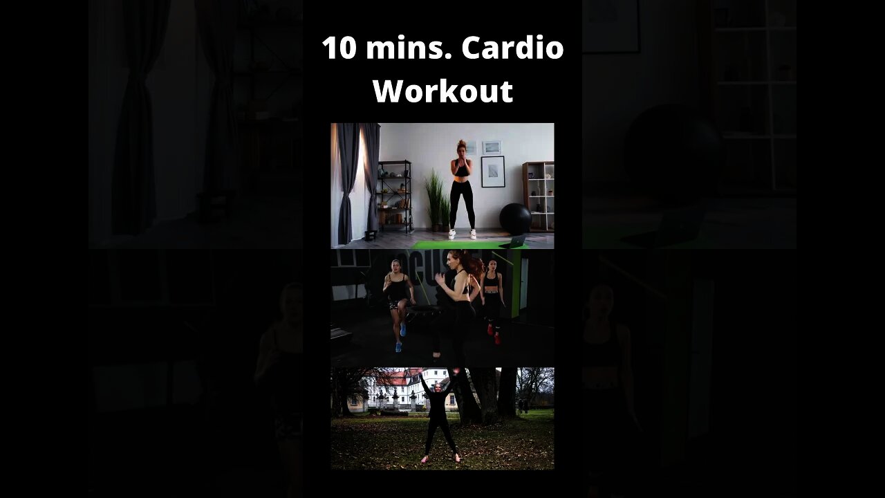 10 mins Cardio Workout at Home | Lose Belly Fat Fast #shorts