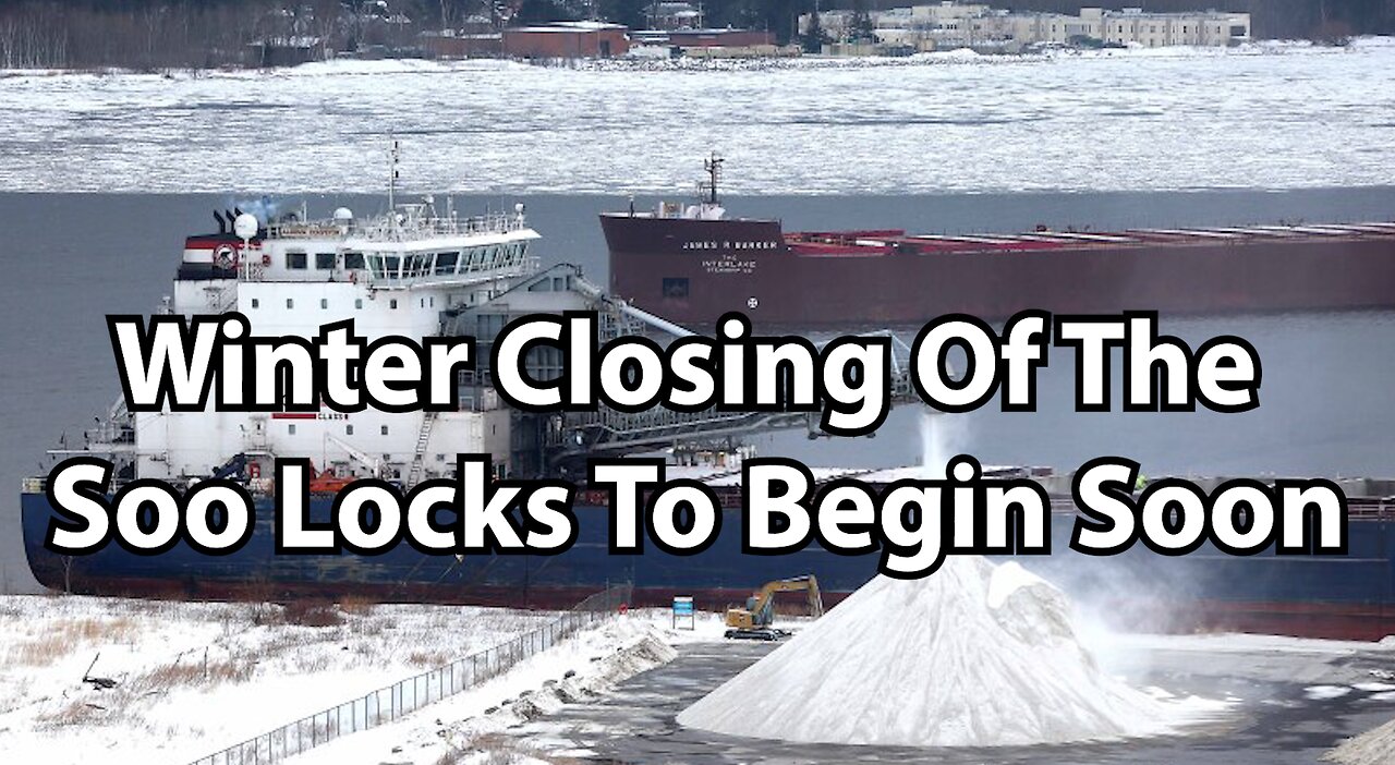 Winter Closing Of The Soo Locks To Begin Soon