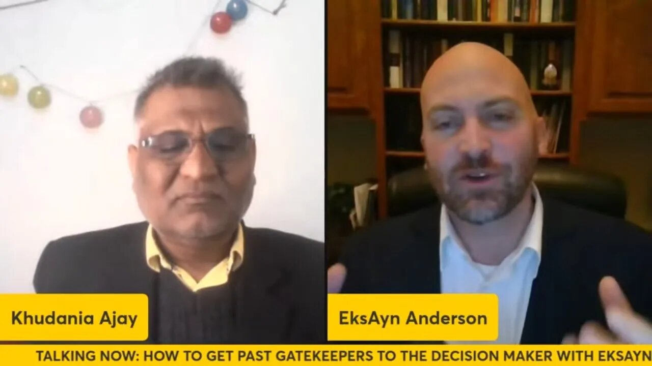 How to get past gatekeepers to the decision maker with EksAyn Anderson