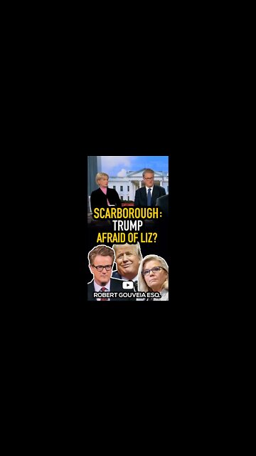 Scarborough: Trump Afraid of Liz? #shorts