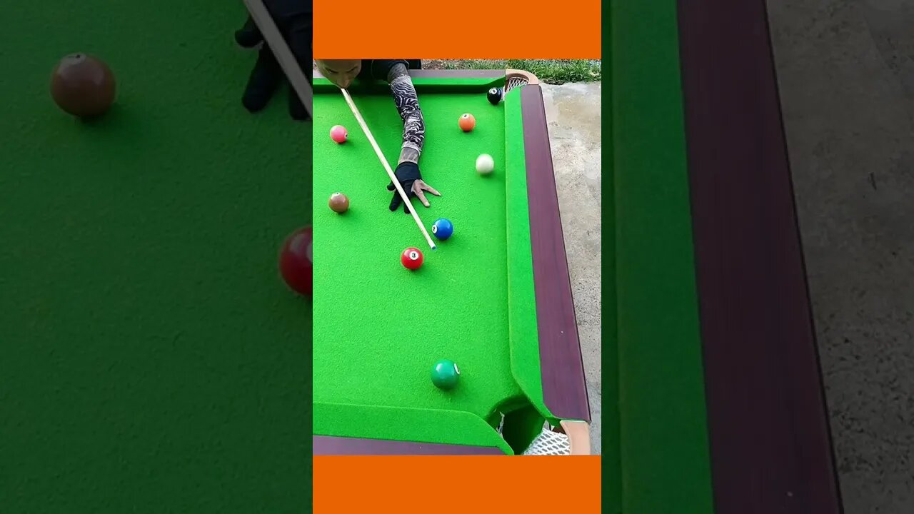 Amazing Trick Shot Real Snooker Billiard Trick Shot Super Best #shorts