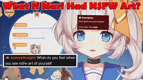 What If @MARIMARI_EN Had NSFW Art? #vtuber #clips