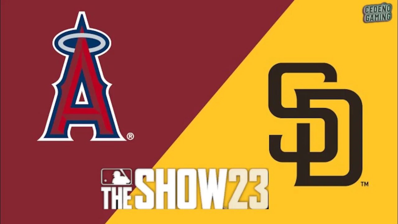 MLB The Show 23 Angels vs Padres Gameplay PS5