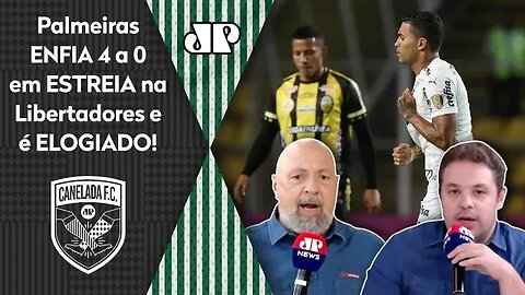 "QUE PASSEIO! DO JEITO que o Palmeiras TÁ JOGANDO, É CERTEZA que..." Verdão METE 4 a 0 e é ELOGIADO!