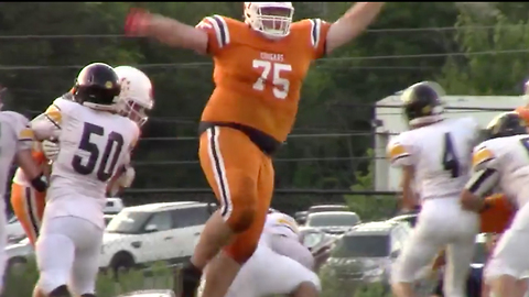 6'8" 420-pound Teenager TERRORIZES High School Football Teams