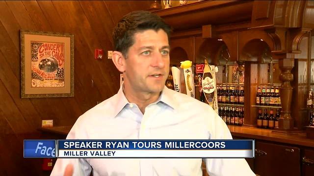Speaker Ryan visits MillerCoors in Milwaukee