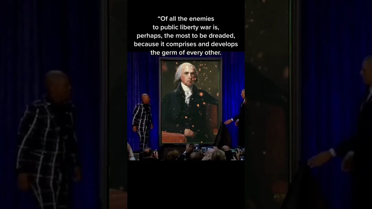 James Madison Said WHAT?! Antiwar Quote by Founding Father of the Constitution #war #history #shorts