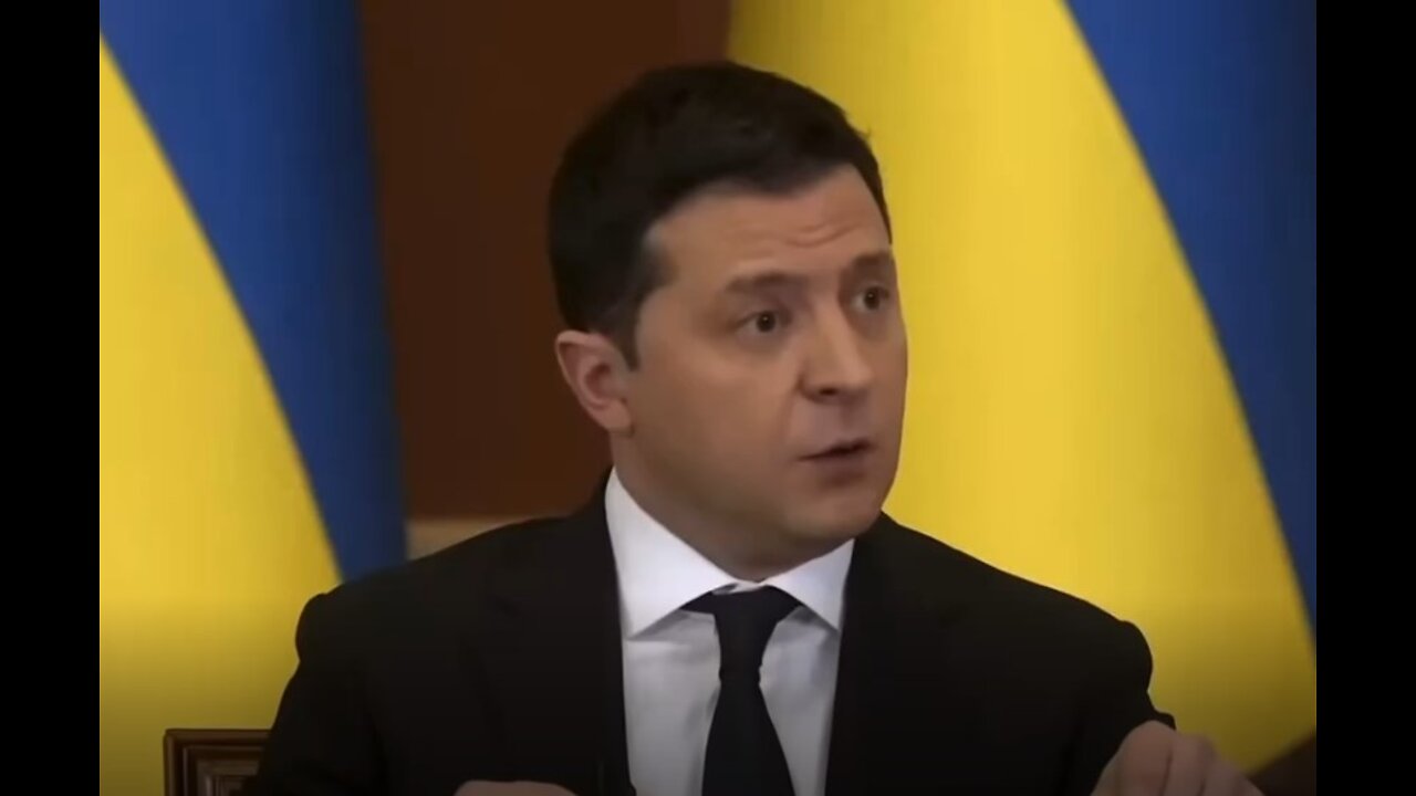 Ukrainian President Zelensky Slams Fake News About Fake War Panic