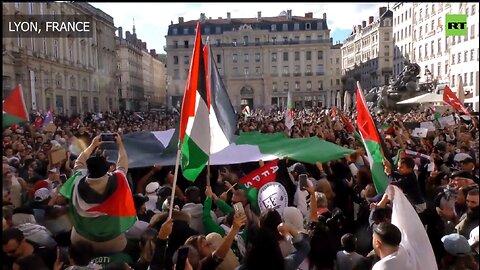 Mash up: Protesters inundate European cities to rally in support of Palestine