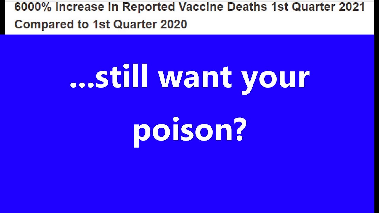 ...still want your poison?