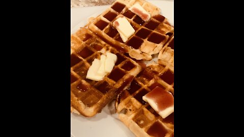 Low Carb Waffle In Waffle Maker.