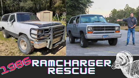 1986 Dodge Ramcharger Rescue and Revival