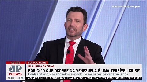 Segré: "Eu não entendo por que o presidente Lula defende tanto o Maduro"