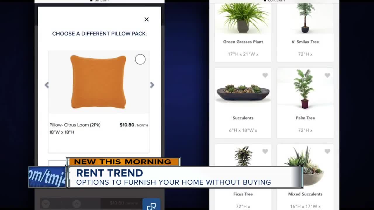 Many millennials prefer renting housing, furniture
