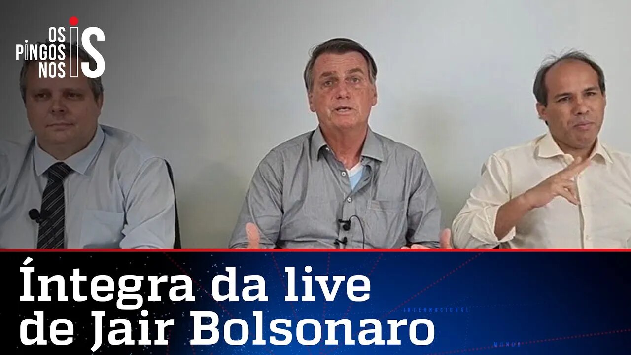 Live de Jair Bolsonaro de 03/02/22: A faxina no Inmetro