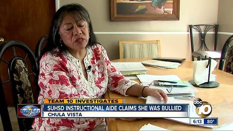 SUHSD Instructional aide claims she was bullied