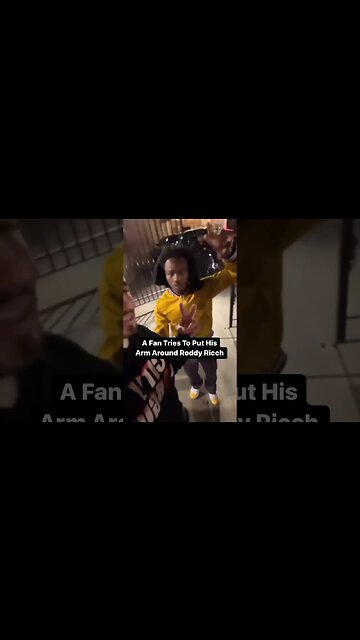 A Fan Tries To Lil Boy Roddy Ricch