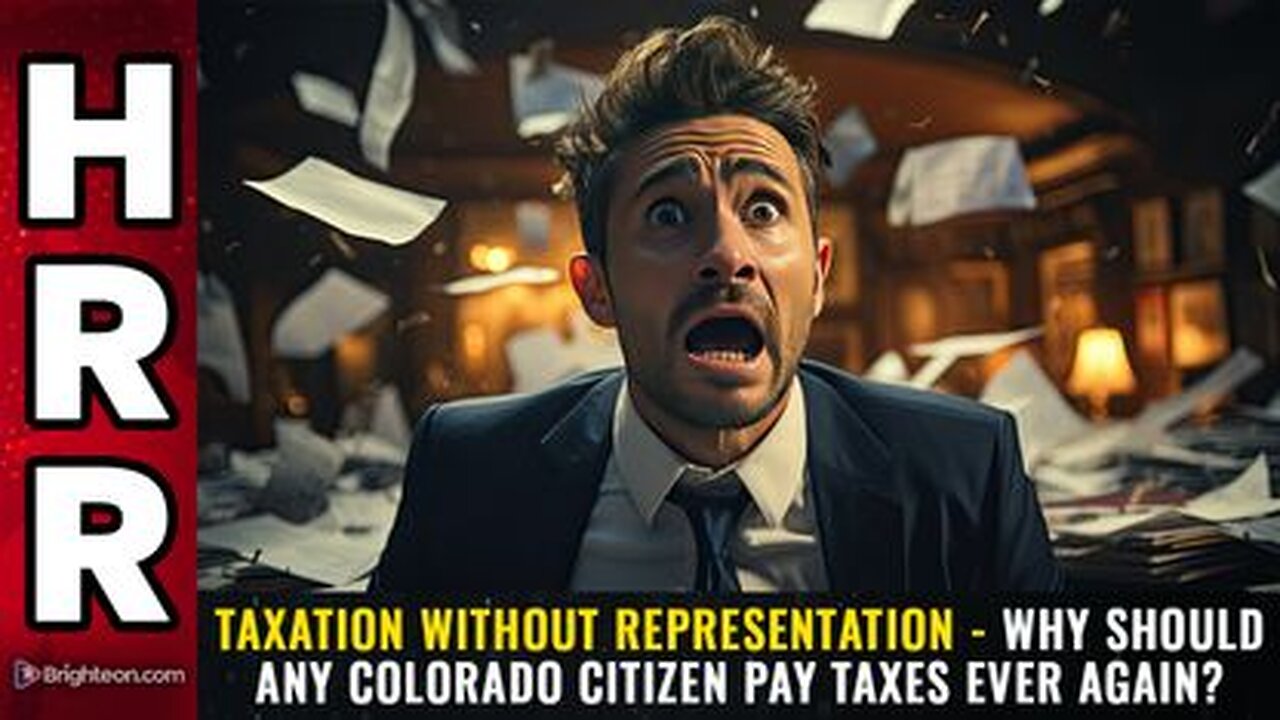 Why should any Colorado citizen pay taxes ever again