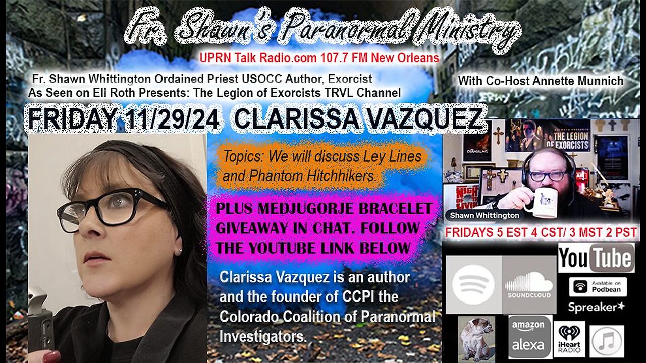 Author/ Paranormal Authority, "CLARISSA VAZQUEZ"!