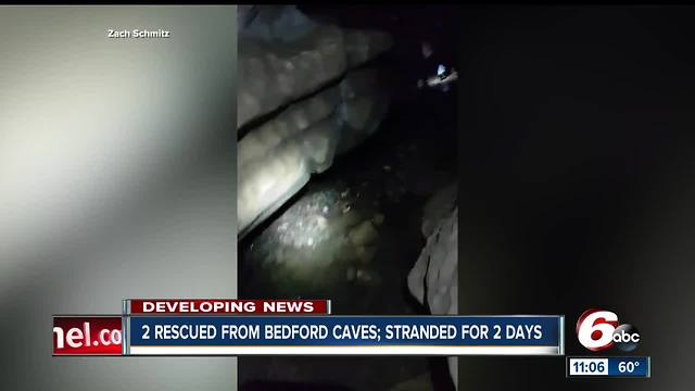 Two rescued from Bedford caves after being stranded for two days