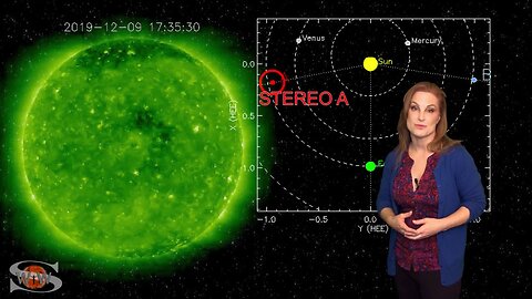 Coronal Holes Weaken & Dust Towers on Mars: Solar Storm Forecast 12-11-2019