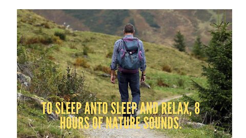 To sleep anTo sleep and relax, 8 hours of nature sounds.