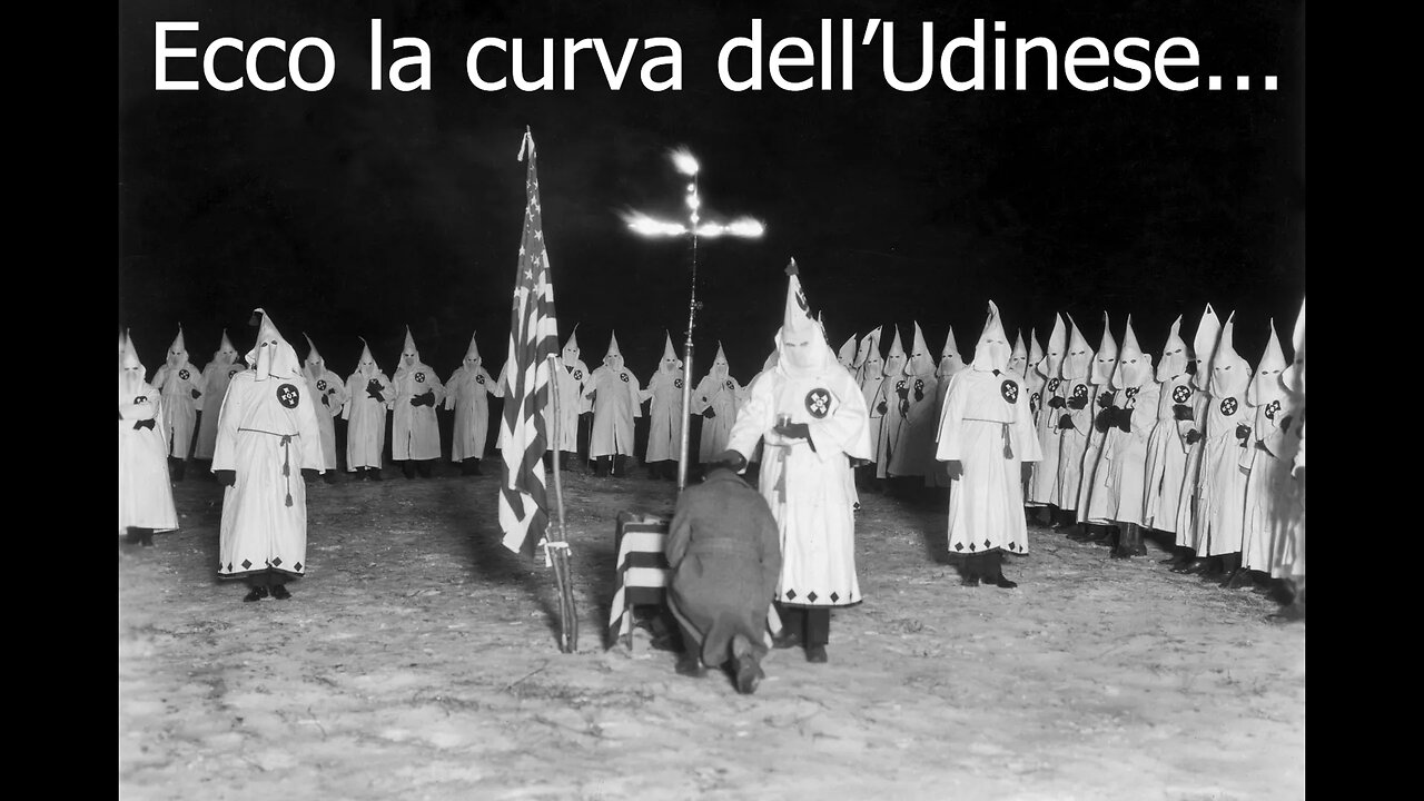 Il KKK nella curva dell'Udinese!